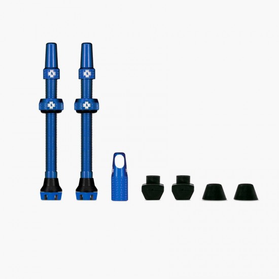 Valve tubeless Muc-Off Tubeless Valves V2 60mm Albastru Valve tubeless Muc-Off Tubeless Valves V2 60mm Albastru