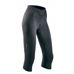Pantaloni NORTHWAVE CRYSTAL 2 trei sfert, damă negru