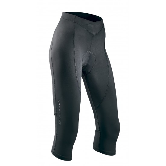 Pantaloni NORTHWAVE CRYSTAL 2 trei sfert, damă negru Pantaloni NORTHWAVE CRYSTAL 2 trei sfert, damă negru