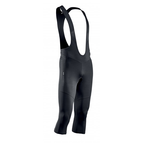 Nadrág NORTHWAVE FORCE2 térd kantáros fekete PAntaloni NORTHWAVE FORCE 2 treisfert cu bretele negru