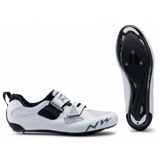 Pantofi NORTHWAVE TRIAT. TRIBUTE2 CARBON 39 alb Pantofi NORTHWAVE TRIAT. TRIBUTE2 CARBON 39 alb