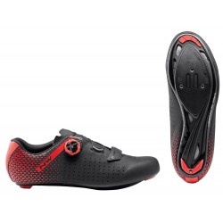 Cipő NORTHWAVE ROAD CORE PLUS 2 43 fekete/piros Cipő NORTHWAVE ROAD CORE PLUS 2 43 fekete/piros