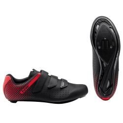 Cipő NORTHWAVE ROAD CORE 2 43 fekete/piros Cipő NORTHWAVE ROAD CORE 2 43 fekete/piros