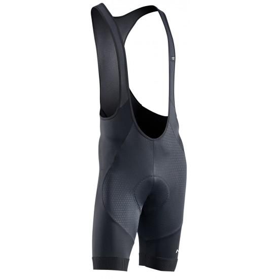 Nadrág NORTHWAVE ACTIVE-GEL rövid 3XL kantáros fekete Pantaloni NORTHWAVE ACTIVE-GEL scurt cu bretele negru