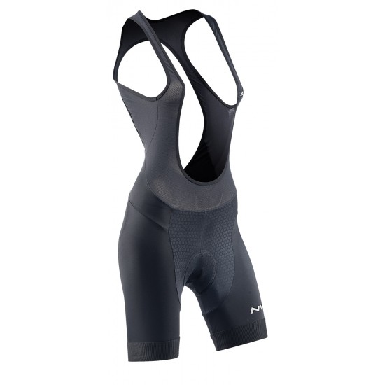 Pantaloni NORTHWAVE ACTIVE WMN damă scurt cu bretele negru Pantaloni NORTHWAVE ACTIVE WMN damă scurt cu bretele negru