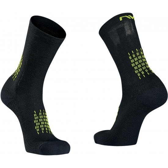 Șosete NORTHWAVE FAST WINTER iarnă negru/fluo galben Șosete NORTHWAVE FAST WINTER iarnă
