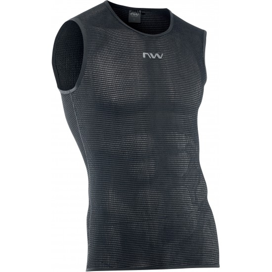 Aláöltözet NORTHWAVE LIGHT ujjatlan L fekete Tricou de corp NORTHWAVE LIGHT fără mâneci
