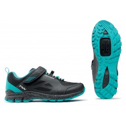Cipő NORTHWAVE ALL TER. ESCAPE WOMAN EVO 37 női, fekete/acqua