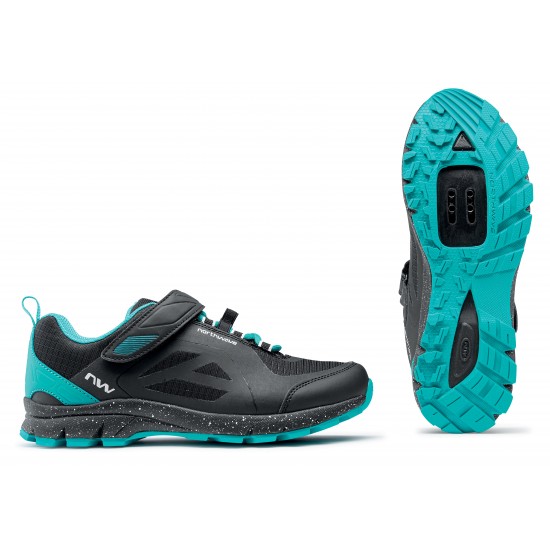 Cipő NORTHWAVE ALL TER. ESCAPE WOMAN EVO 41 női, fekete/acqua Cipő NORTHWAVE ALL TER. ESCAPE WOMAN EVO 41 női, fekete/acqua