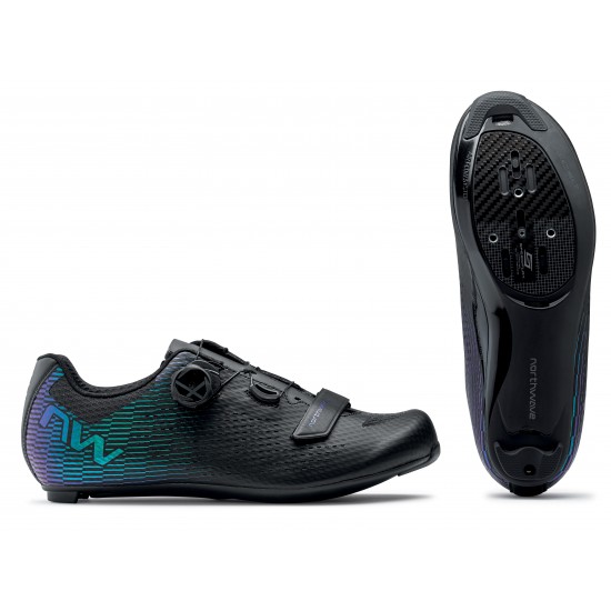 CIPŐ NORTHWAVE ROAD STORM CARBON 2 41,5 FEKETE/SZÍNVÁLTÓS CIPŐ NORTHWAVE ROAD STORM CARBON 2 41,5 FEKETE/SZÍNVÁLTÓS