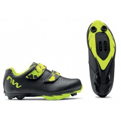 Cipő NORTHWAVE MTB ORIGIN JUNIOR 35 fekete/fluo sárga Cipő NORTHWAVE MTB ORIGIN JUNIOR 35 fekete/fluo sárga