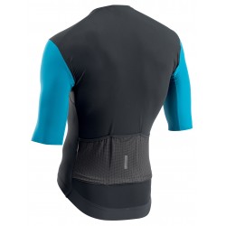 Tricou ciclism NORTHWAVE EXTREME scurt negru/albastru Tricou ciclism NORTHWAVE EXTREME scurt negru/albastru