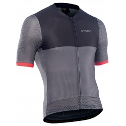 Mez NORTHWAVE STORM AIR RÖVID 3XL SÖTÉTSZÜRKE/PIROS