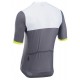 Tricou ciclism NORTHWAVE STORM AIR scurt gri/fluo galben