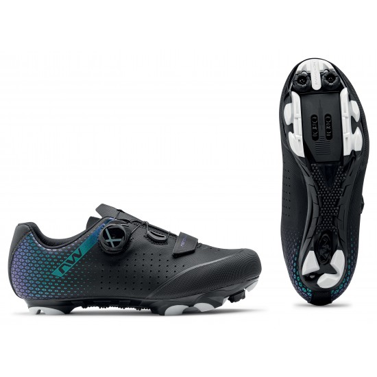 Cipő NORTHWAVE MTB ORIGIN PLUS 2 WMN 39 női, fekete/színváltós Cipő NORTHWAVE MTB ORIGIN PLUS 2 WMN 39 női, fekete/színváltós