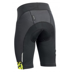 PANTALONI NORTHWAVE ORIGIN JUNIOR SCURT NEGRU/FLUO GALBEN