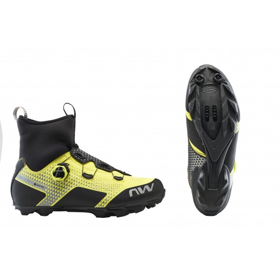 Cipő NORTHWAVE MTB CELSIUS XC ARCTIC GTX, 38 téli, fluo sárga/fekete Cipő NORTHWAVE MTB CELSIUS XC ARCTIC GTX, 38 téli, fluo sárga/fekete