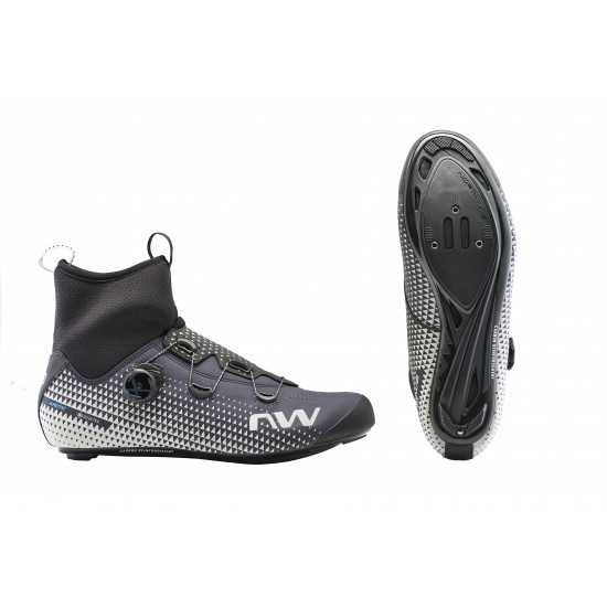 Cipő NORTHWAVE ROAD CELSIUS R ARCTIC GTX 42, téli, szürke/fényvisszaverős Cipő NORTHWAVE ROAD CELSIUS R ARCTIC GTX 42, téli, szürke/fényvisszaverős