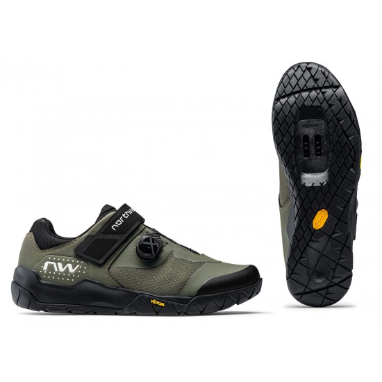 Pantofi NORTHWAVE ALL TER. OVERLAND PLUS VERDE Pantofi NORTHWAVE ALL TER. OVERLAND PLUS VERDEÎNCHIS