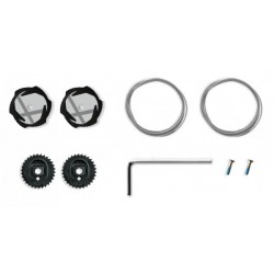 Pantof accesoriu NORTHWAVE set catarame SLW X-DIAL, negru-alb