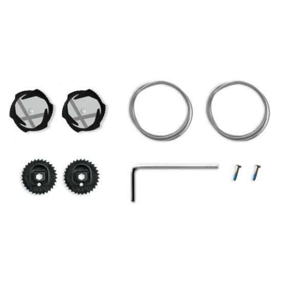 Pantof accesoriu NORTHWAVE set catarame SLW X-DIAL, negru-alb