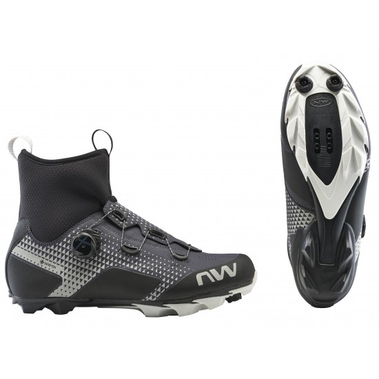 Cipő NORTHWAVE MTB CELSIUS XC GTX 44 téli, szürke/fényvisszaverős Cipő NORTHWAVE MTB CELSIUS XC GTX 44 téli, szürke/fényvisszaverős