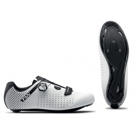 CIPŐ NORTHWAVE ROAD CORE PLUS 2 49 FEHÉR/FEKETE