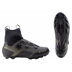 Cipő NORTHWAVE MTB CELSIUS XC ARCTIC GTX, 42 téli, fekete/zöld Cipő NORTHWAVE MTB CELSIUS XC ARCTIC GTX, 42 téli, fekete/zöld