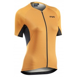 TRICOU CICLISM NORTHWAVE FORCE EVO WOMAN DAMĂ SCURT M GALBENOCRU