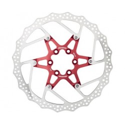 Disc frana Reverse Discrotor 180mm aluminiu/otel rosu