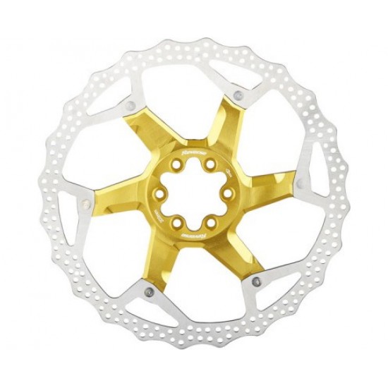 Disc frana Reverse Discrotor 203mm aluminiu/otel auriu Disc frana Reverse Discrotor 203mm aluminiu/otel auriu