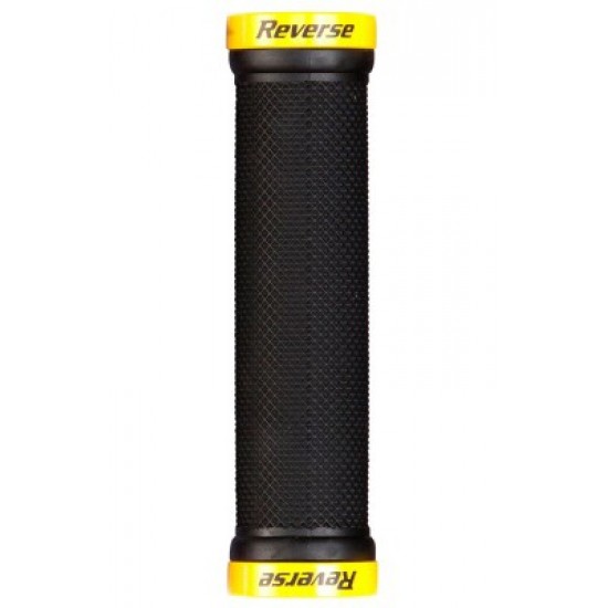 Mansoane Reverse Lock-On 29mm negru/galben