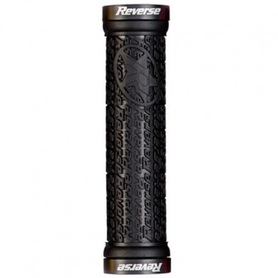 Mansoane Reverse Stamp Lock-On 135/30mm Negru/Negru
