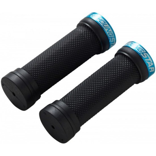 Mansoane Reverse Youngstar Lock-on 28x98mm negru/bleu Mansoane Reverse Youngstar Lock-on 28x98mm negru/bleu