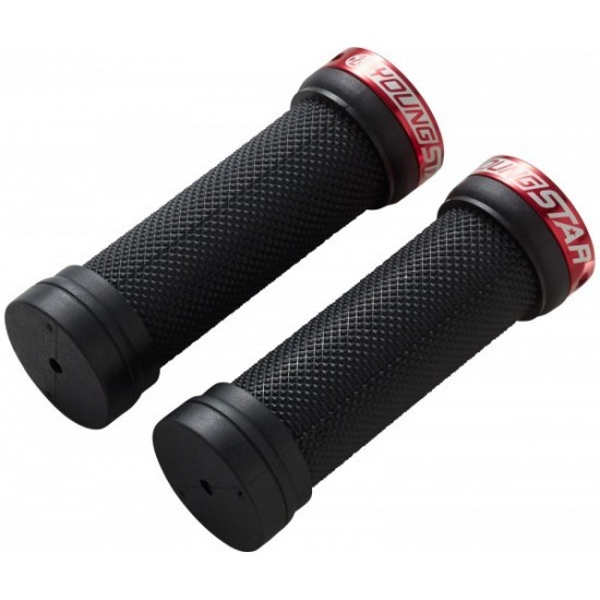 Mansoane Reverse Youngstar Lock-on 28x98mm negru/rosu Mansoane Reverse Youngstar Lock-on 28x98mm negru/rosu