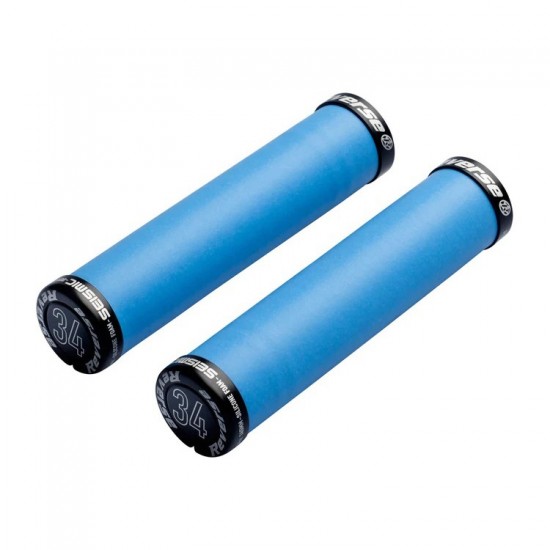 Mansoane silicon Reverse Seismic-Ergo O34mm Lock On 145mm Albastru/Negru