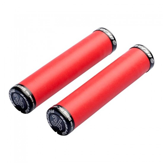 Mansoane silicon Reverse Seismic-Ergo O34mm Lock On 145mm Rosu/Negru
