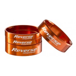 Set distantiere Reverse 1.1/8 aluminiu orange Set distantiere Reverse 1.1/8 aluminiu orange