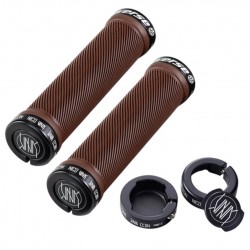 Mansoane Reverse Nico Vink 130/30mm Lock On maro/negru Mansoane Reverse Nico Vink 130/30mm Lock On maro/negru