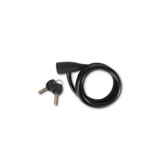 ANTIFURT RFR SPIRAL CABLE LOCK HPS 10 X 1300 MM Negru