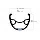 Jantă RYDE RIVAL19 622 mm 32H negru, disc capsată R-600611 Jantă RYDE RIVAL19 622 mm 32H negru, disc capsată R-600611