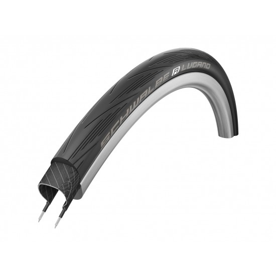 Cauciuc SCHWALBE LUGANO HS471 Endurance 700*25C/25-622 B/B Sarma Cauciuc SCHWALBE Lugano Endurance - 700x25C (25-622) HS471 B/B, SiC - Sarma