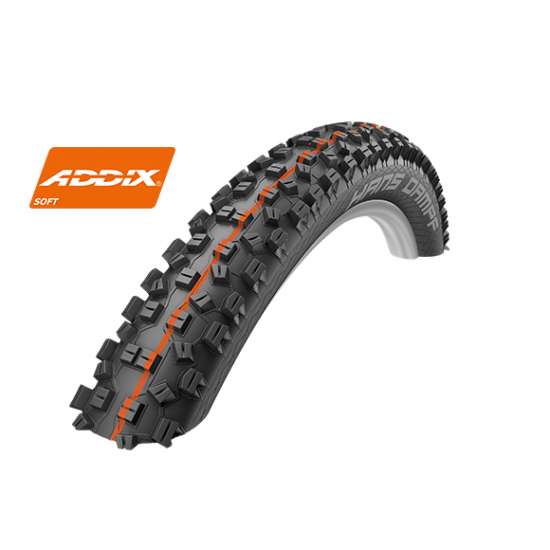 Cauciuc SCHWALBE HANS DAMPF Soft Addix HS426 26*2.35/60-559 B/B-SK TL-Easy Pliabil Cauciuc SCHWALBE Hans Dampf - 26x2.35 (60-559) HS426 B/B-SK, Addix Soft - TLE Pliabil