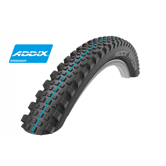 Cauciuc SCHWALBE ROCK RAZOR Speedgrip Addix HS452 29*2.35/60-622 B/B-SK TL Pliabil Cauciuc SCHWALBE Rock Razor - 29x2.35 (60-622) HS452 -B/B-SK, Addix SpeedGrip - TLE Pliabil