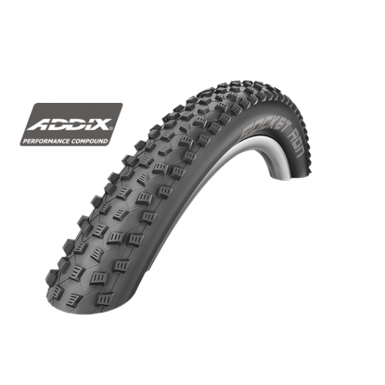 Cauciuc SCHWALBE ROCKET RON Performance Addix HS438 27.5*2.25/57-584 B/B-SK TL-Ready Pliabil Cauciuc SCHWALBE Rocket Ron - 27.5x2.25 (57-584) HS438 B/B-SK, Addix - TLR Pliabil