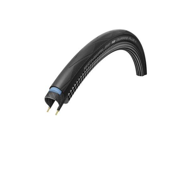 Cauciuc SCHWALBE Durano Plus Perf SmartGuard TwinSkin 700x25C/25-622 B/B HS464 DC 67EPI Cauciuc SCHWALBE Durano Plus - 700x25C (25-622) HS464 B/B, DC - Sarma