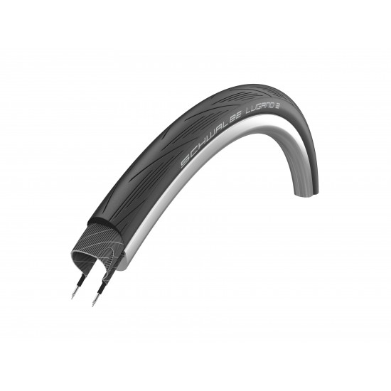 Cauciuc SCHWALBE LUGANO II ENDURANCE 700x25C/25-622 B/B HS471 Sarma Cauciuc SCHWALBE Lugano II Endurance - 700x25C (25-622) HS471 B/B, SiC - Sarma