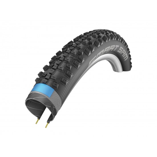 Cauciuc SCHWALBE SMART SAM Perf DD 29x2.60/65-622 B/B HS476 Pliabil Cauciuc SCHWALBE Smart Sam DD - 29x2.60 (65-622) HS476 B/B, Addix - Pliabil