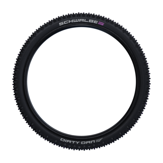 Cauciuc SCHWALBE Dirty Dan Evo - 27.5x2.35 (60-584) HS417 ADDIX Ultra Soft - TLE Pliabil Cauciuc SCHWALBE Dirty Dan - 27.5x2.35 (60-584) HS417 B/B-SK, Super Downhill, Addix Ultra Soft - TLE Pliabil