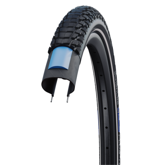 Cauciuc SCHWALBE Marathon Plus Tour - 28x1.40 700x35C (37-622) HS619 B/B+RT, Addix - Sarma Cauciuc SCHWALBE Marathon Plus Tour - 28x1.40 700x35C (37-622) HS619 B/B+RT, Addix - Sarma